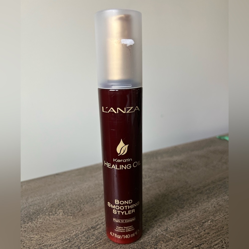 NEW L'ANZA Bond Smoothing Styler Keratin Healing Oil Hair Care Bond 4.7 fl oz